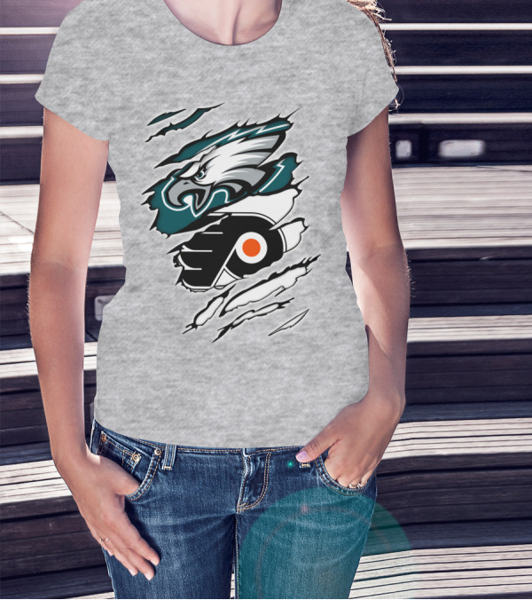 Philadelphia Eagles Flyers Team Fusion T-Shirt