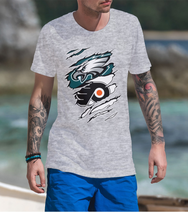 Philadelphia Eagles Flyers Team Fusion T-Shirt