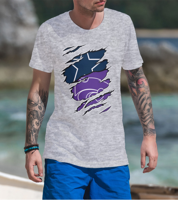 Star Claw Wildcats Cowboys Kansas State Cowboys T-Shirt