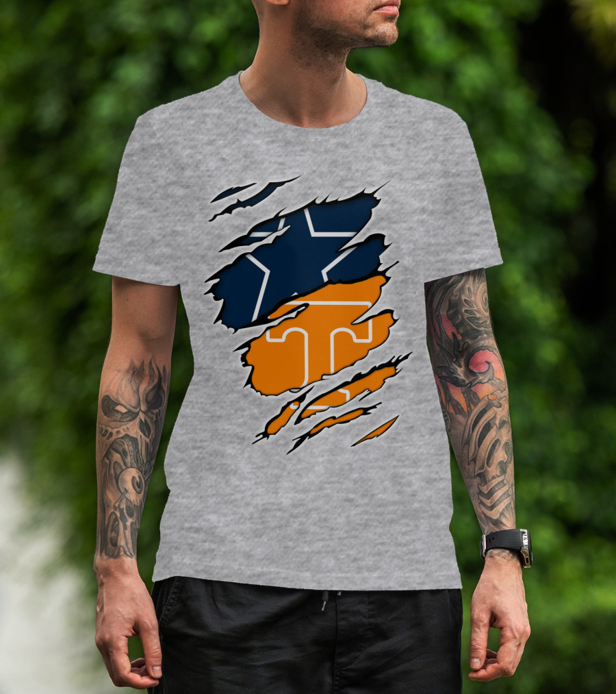 Cowboys Tennessee Vols Star Claw T-Shirt