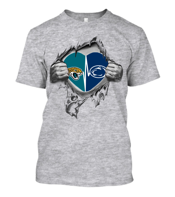 Jaguars Penn State Heartbeat Dual T-Shirt
