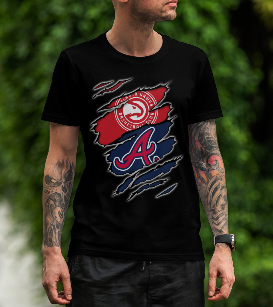 Atlanta Hawks Basketball Club Braves A T-Shirt