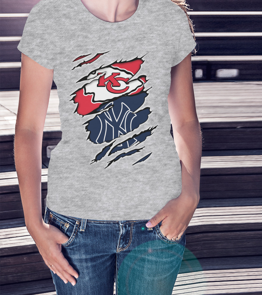 Chiefs Kc Yankees Ny Crossover T-Shirt
