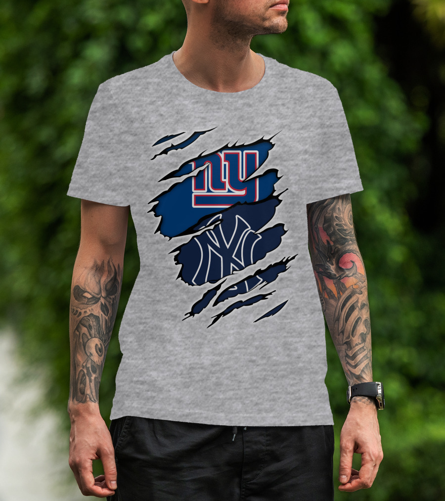 New York Giants Yankees Crossover T-Shirt