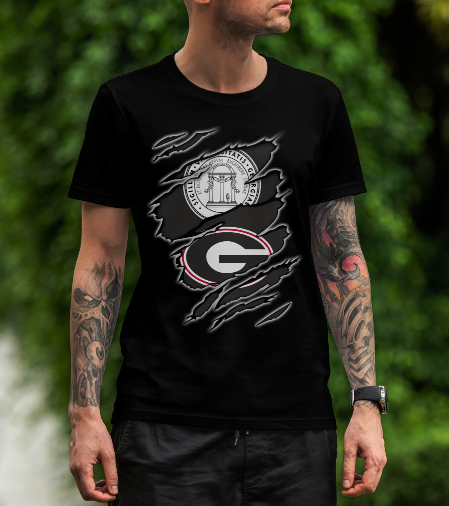 Georgia Bulldogs University Of Georgia Seal T-Shirt