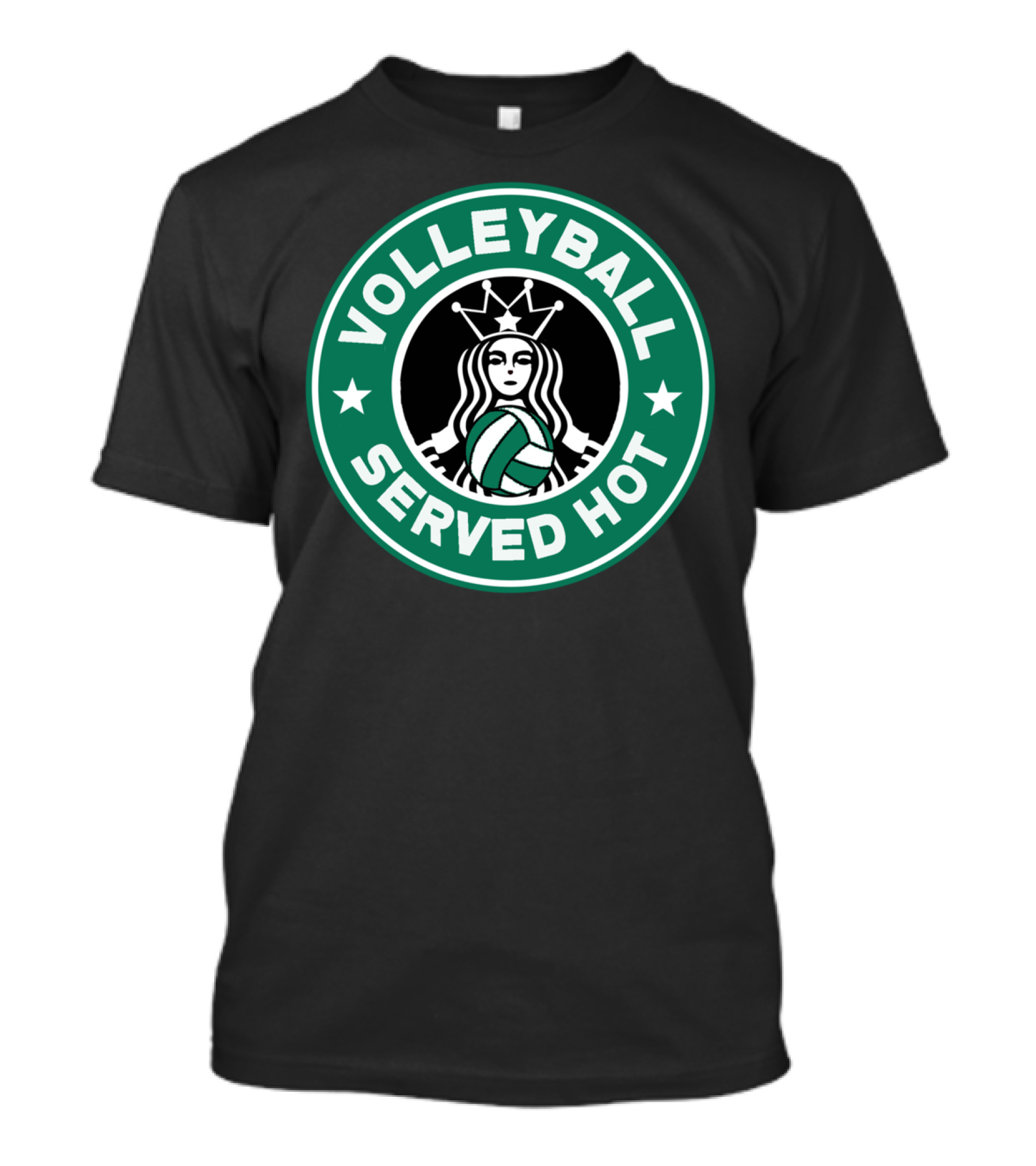 Volleyball Served Hot Funny Parody Perfect T-Shirt