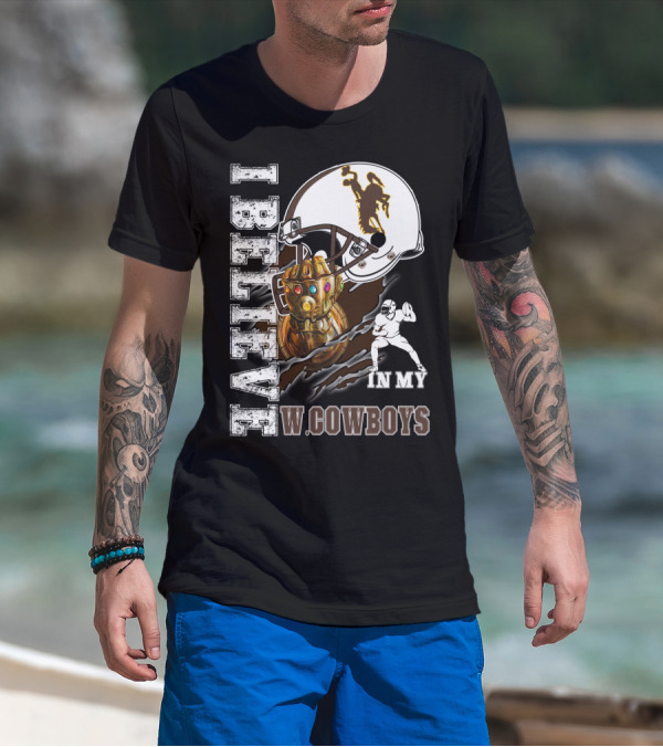 I Believe In My W Cowboys Football Fan Art Crossover T-Shirt