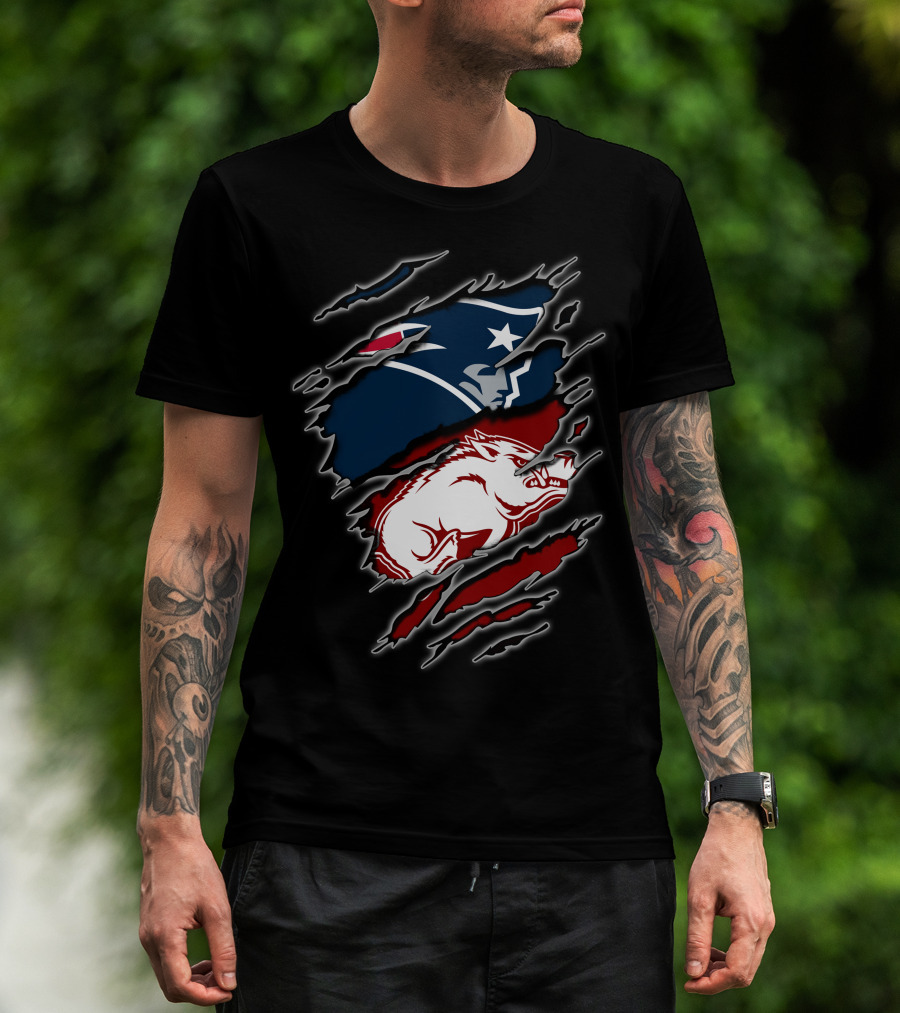 Patriots Arkansas Razorbacks Claw T-Shirt