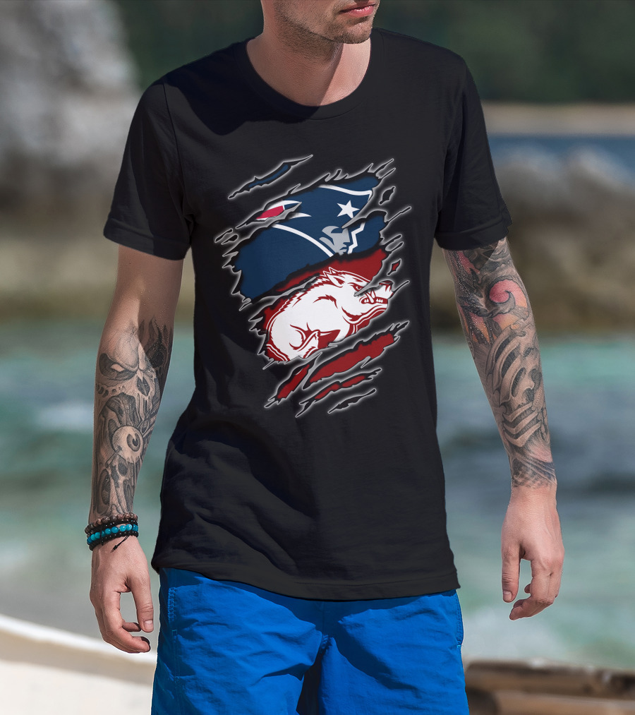 Patriots Arkansas Razorbacks Claw T-Shirt