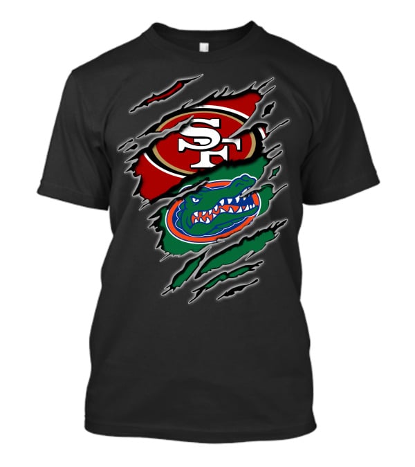 49ers Sf Florida Gators Ripped T-Shirt