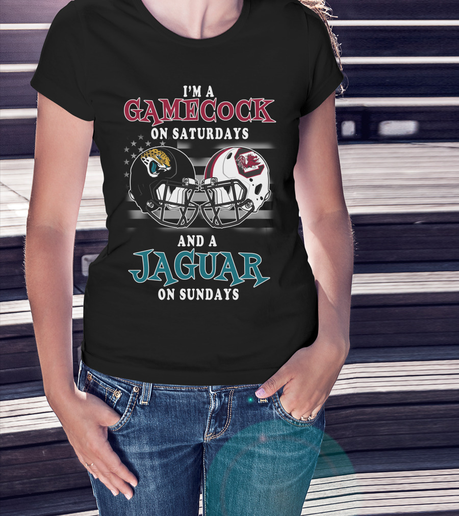 I'm A Gamecock On Saturdays And A Jaguar On Sundays T-Shirt