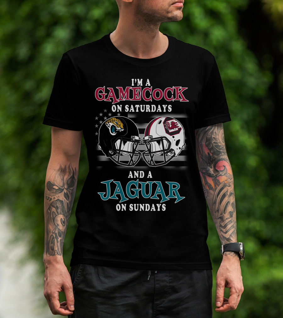 I'm A Gamecock On Saturdays And A Jaguar On Sundays T-Shirt
