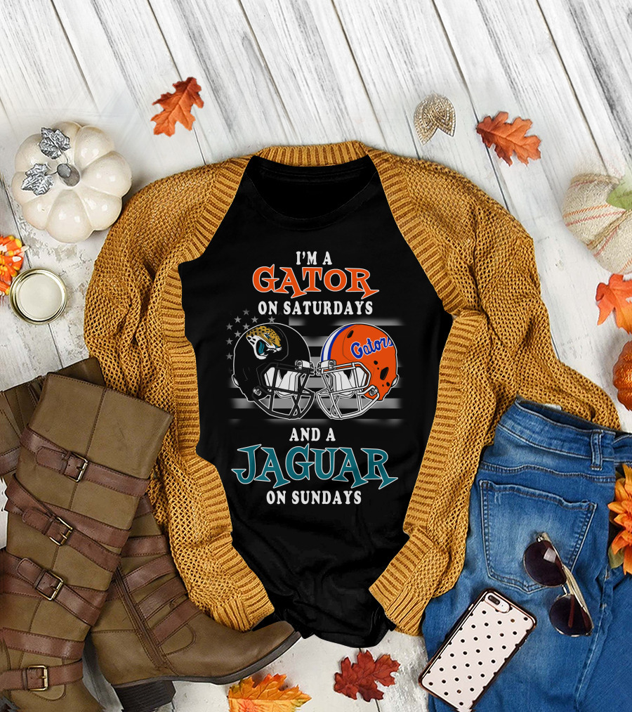 I'm A Gator On Saturdays And A Jaguar On Sundays T-Shirt