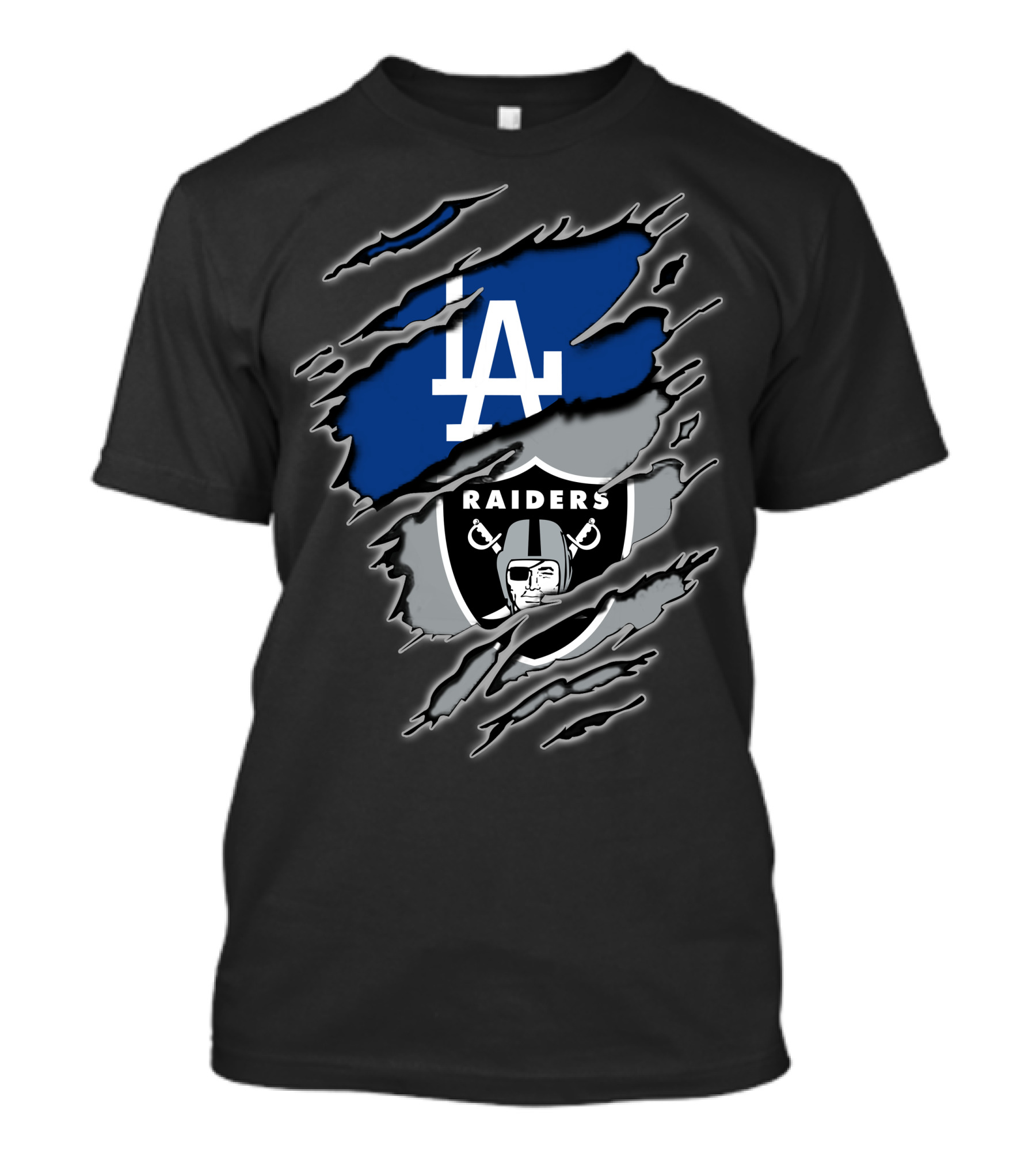La Dodgers Raiders Fan Pride T-Shirt