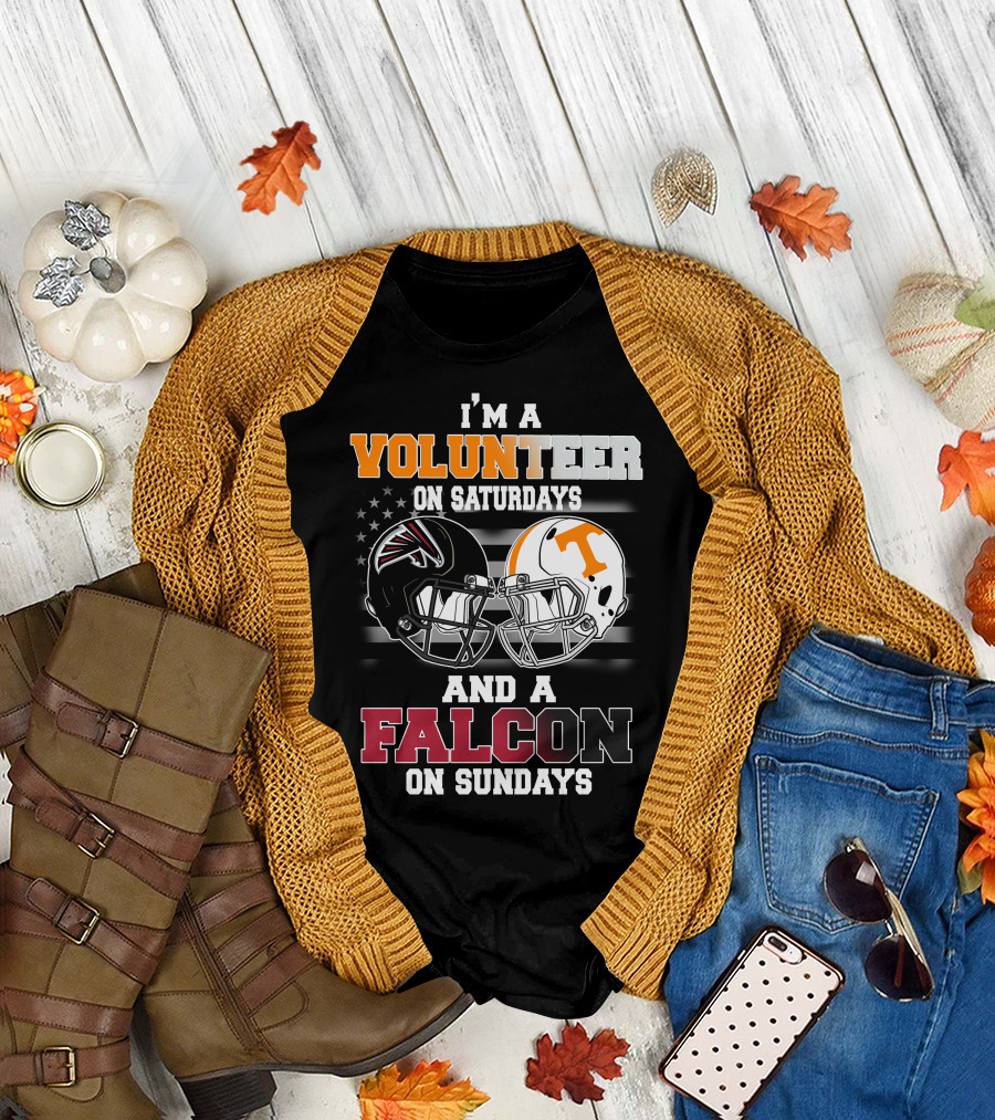 I'm a Volunteer on Saturdays and a Falcon on Sundays T-Shirt