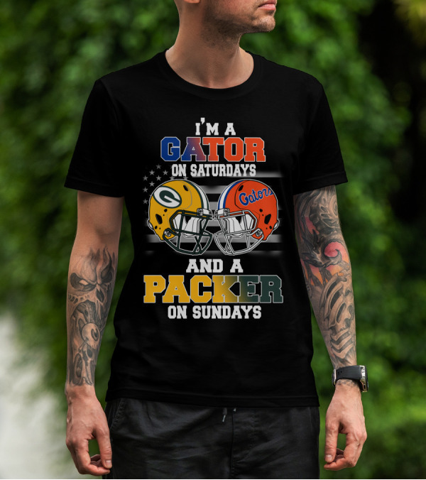 I'm A Gator On Saturdays And A Packer On Sundays T-Shirt