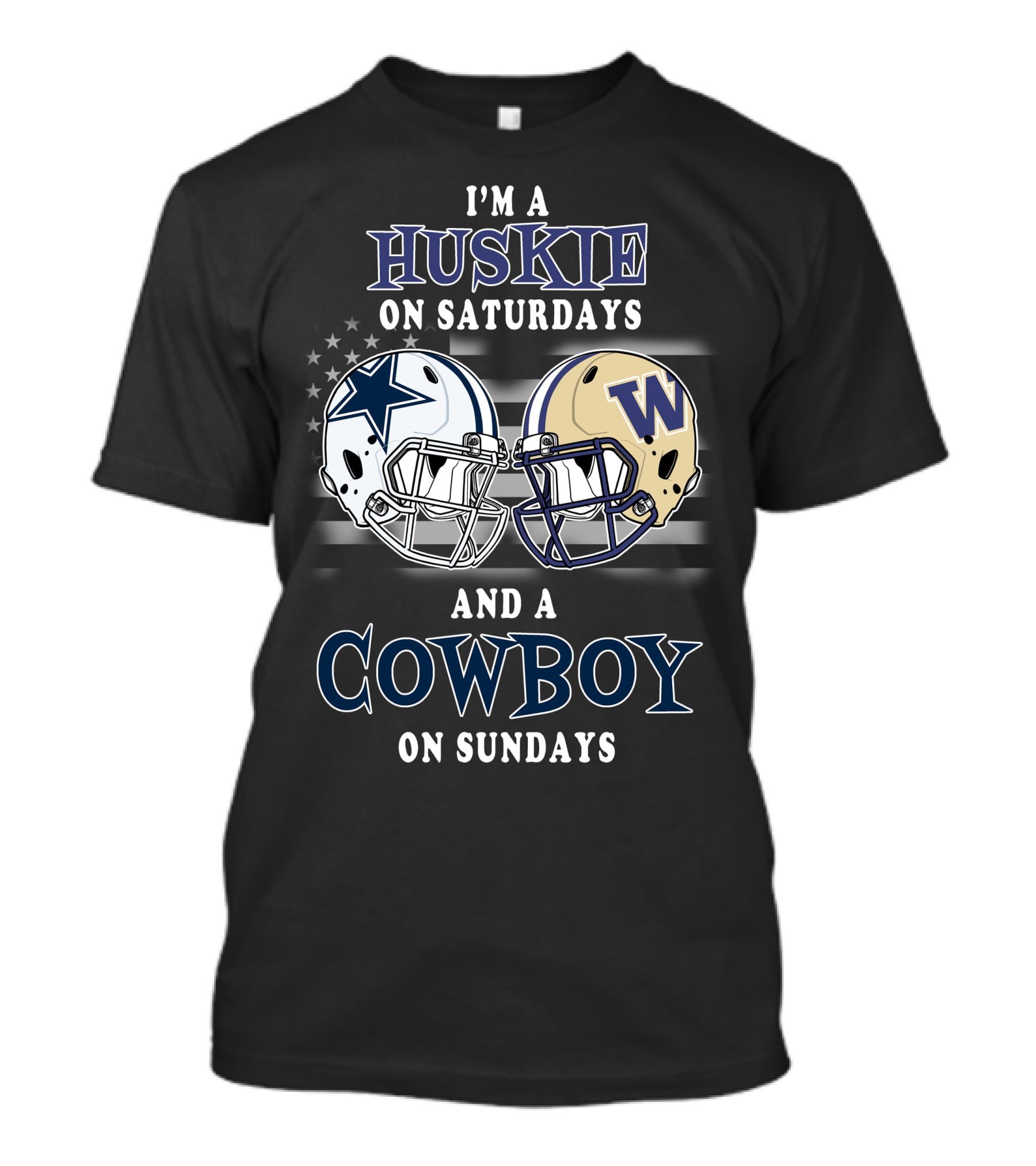 I'm A Husky On Saturdays And A Cowboy On Sundays T-Shirt