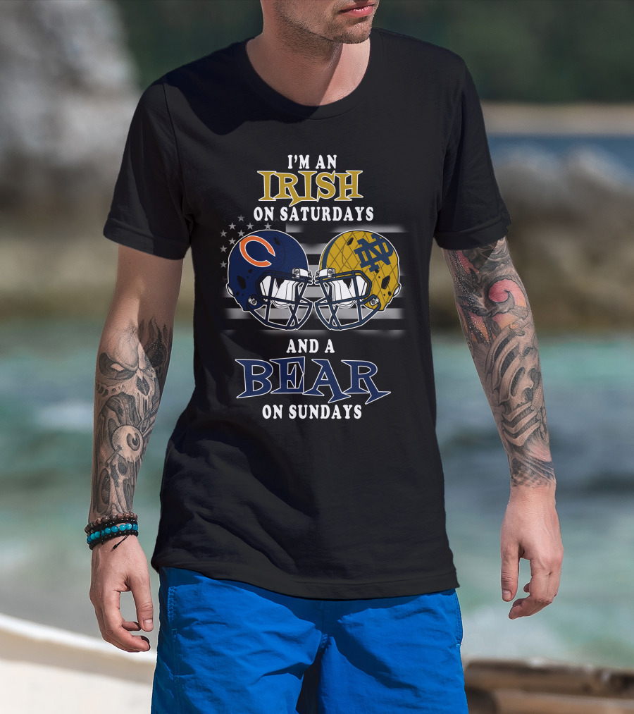 I'm An Irish On Saturdays And A Bear On Sundays T-Shirt