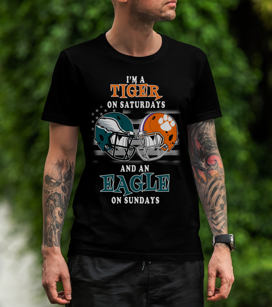 I'm A Tiger On Saturdays And An Eagle On Sundays T-Shirt