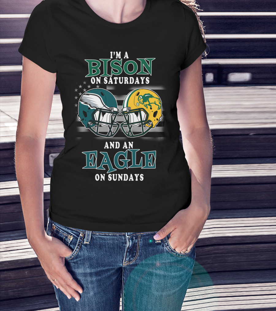 I'm A Bison On Saturdays And An Eagle On Sundays T-Shirt