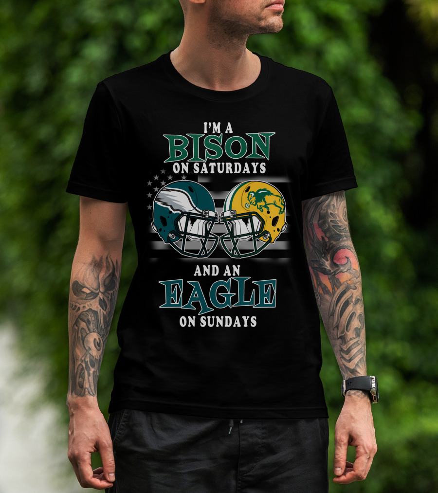 I'm A Bison On Saturdays And An Eagle On Sundays T-Shirt