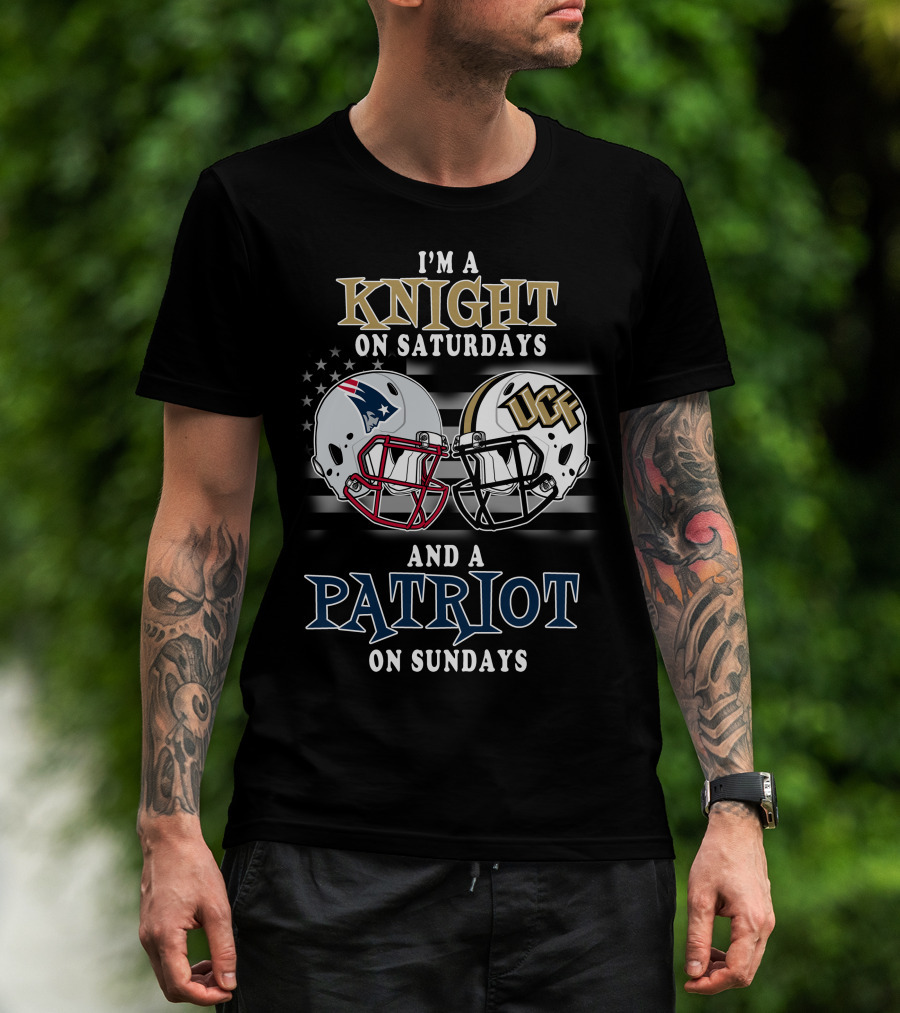 I'm A Knight On Saturdays And A Patriot On Sundays Ucf T-Shirt