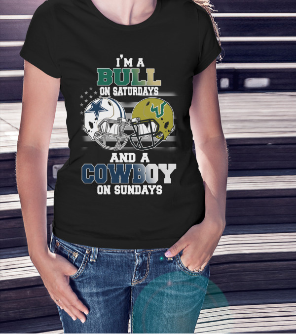 I'm A Bull On Saturdays And A Cowboy On Sundays T-Shirt