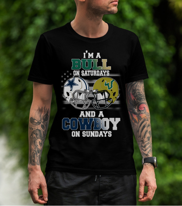 I'm A Bull On Saturdays And A Cowboy On Sundays T-Shirt