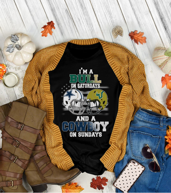 I'm A Bull On Saturdays And A Cowboy On Sundays T-Shirt