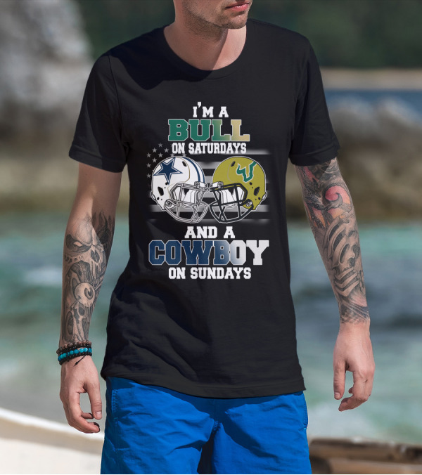 I'm A Bull On Saturdays And A Cowboy On Sundays T-Shirt
