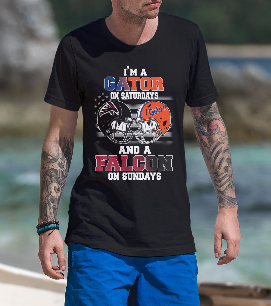 I'm A Gator On Saturdays And A Falcon On Sundays T-Shirt