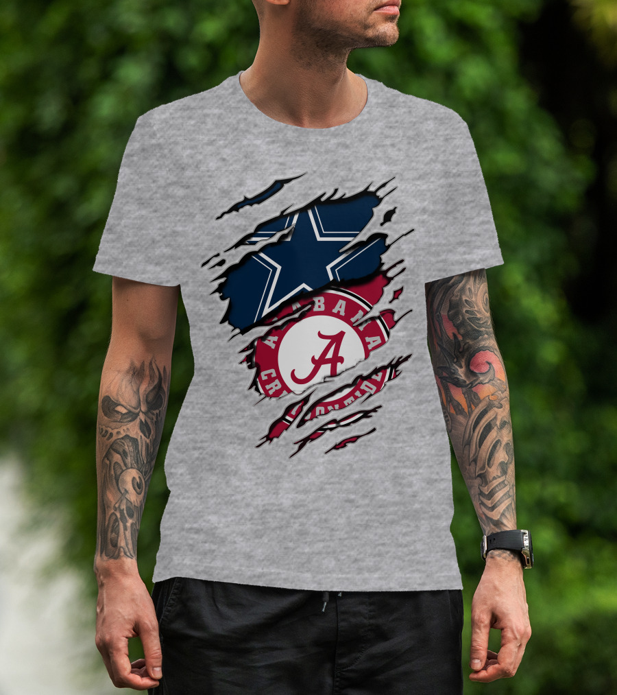 Alabama Cowboys Rip Through Crimson Tide Star T-Shirt