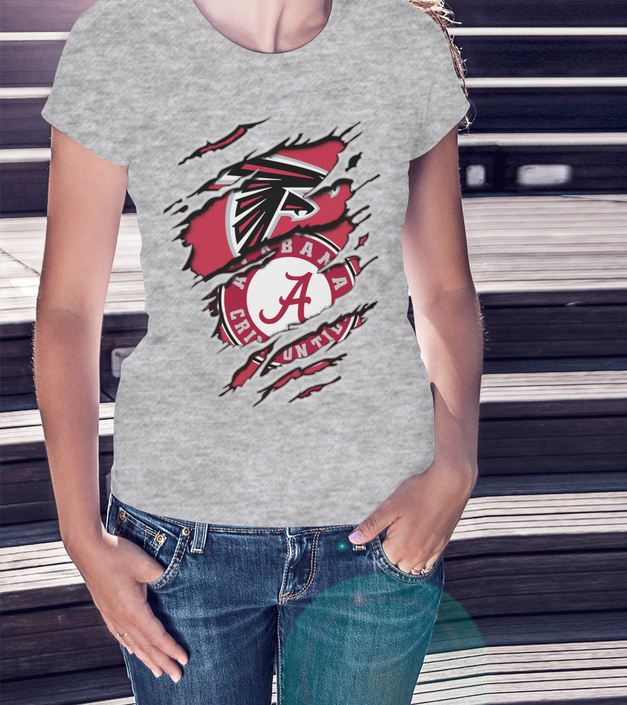 Falcons Alabama Crimson Tide Fan T-Shirt