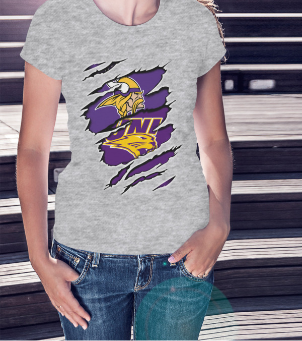 Vikings UNI Panthers Ripped Claw T-Shirt