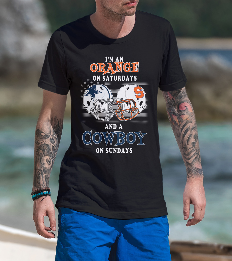 I'm An Orange On Saturdays And A Cowboy On Sundays T-Shirt