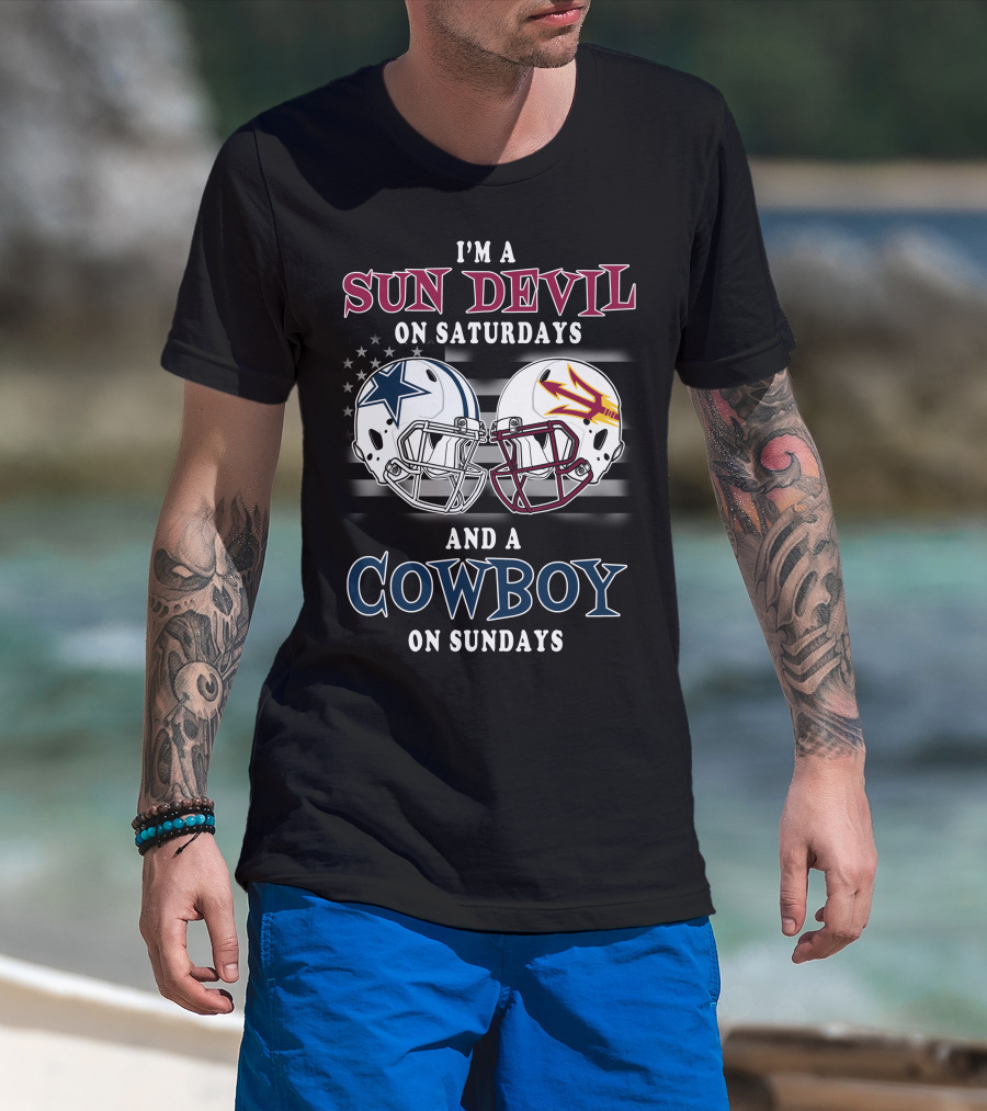 I'm A Sun Devil On Saturdays And A Cowboy On Sundays T-Shirt