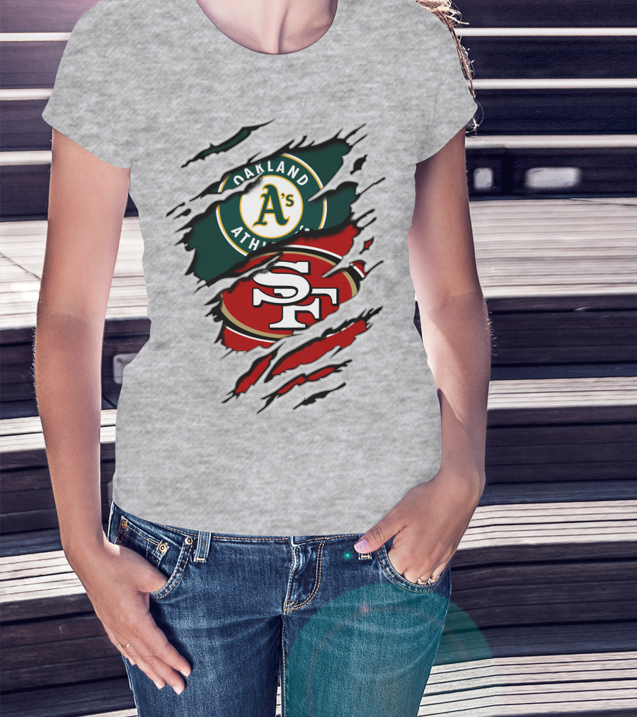 49ers Sf Oakland Athletics A’s Collaboration T-Shirt