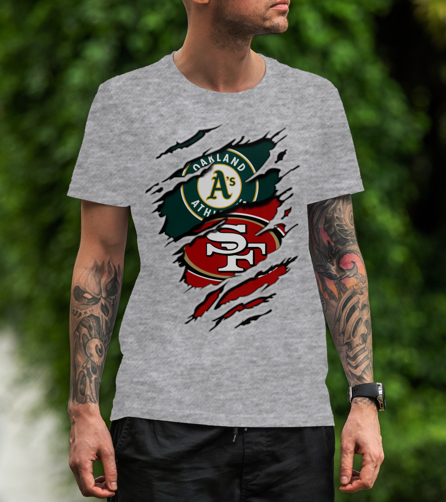 49ers Sf Oakland Athletics A’s Collaboration T-Shirt