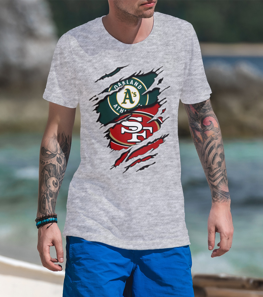 49ers Sf Oakland Athletics A’s Collaboration T-Shirt