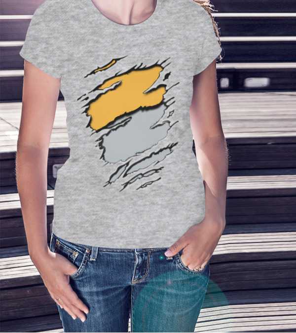 Ath Rai Tiger Claw Abstract T-Shirt