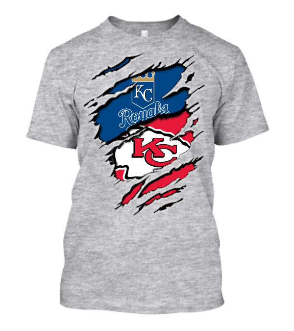 Kc Royals Chiefs Logo Fusion T-Shirt