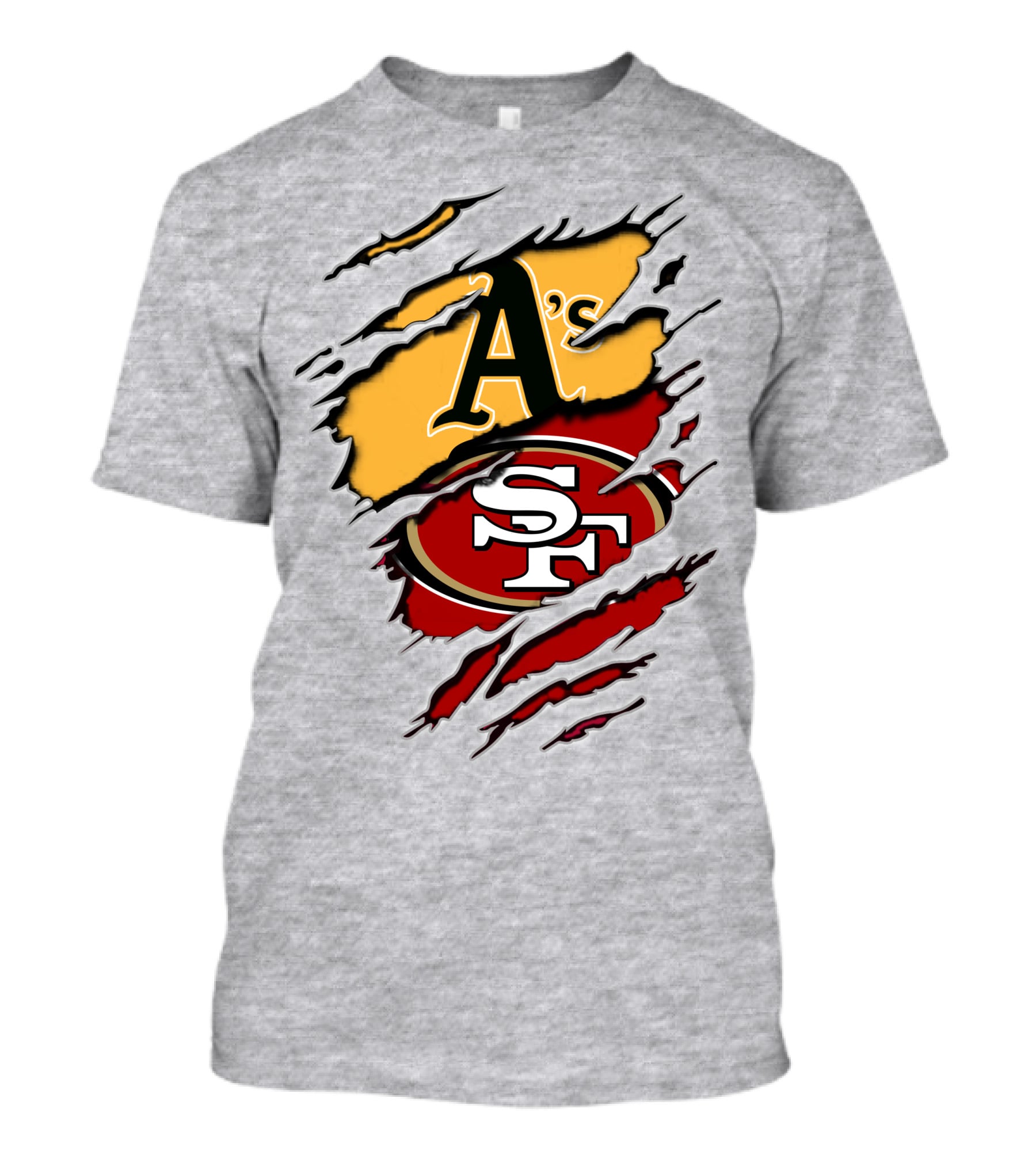A's Sf 49ers Athletics Logo Combo T-Shirt