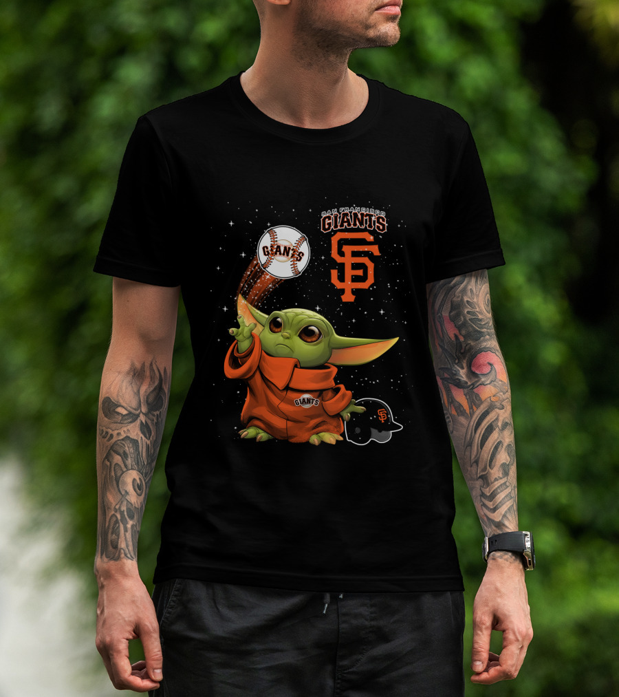 San Francisco Giants Yoda Baseball Magic T-Shirt