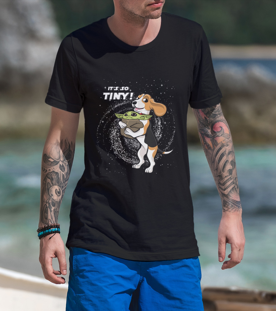 It's So Tiny Baby Yoda Beagle T-Shirt
