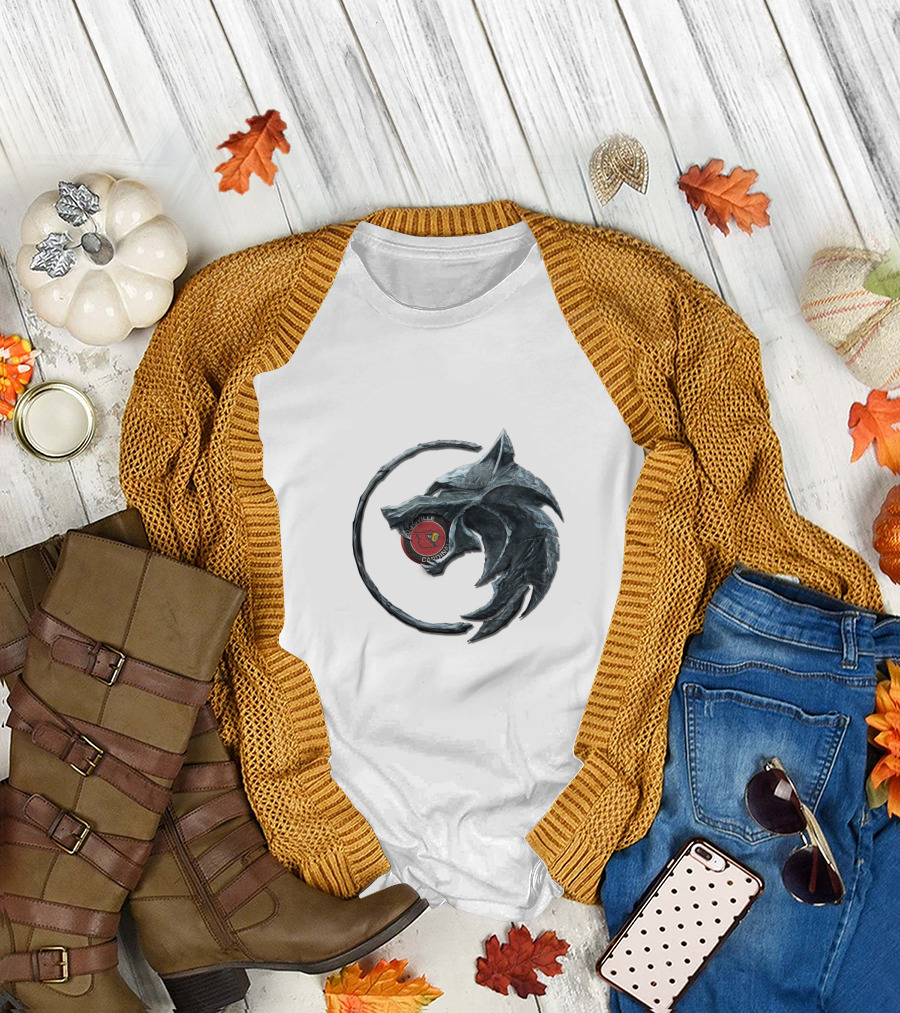 Courage Bad Wolf Circle T-Shirt
