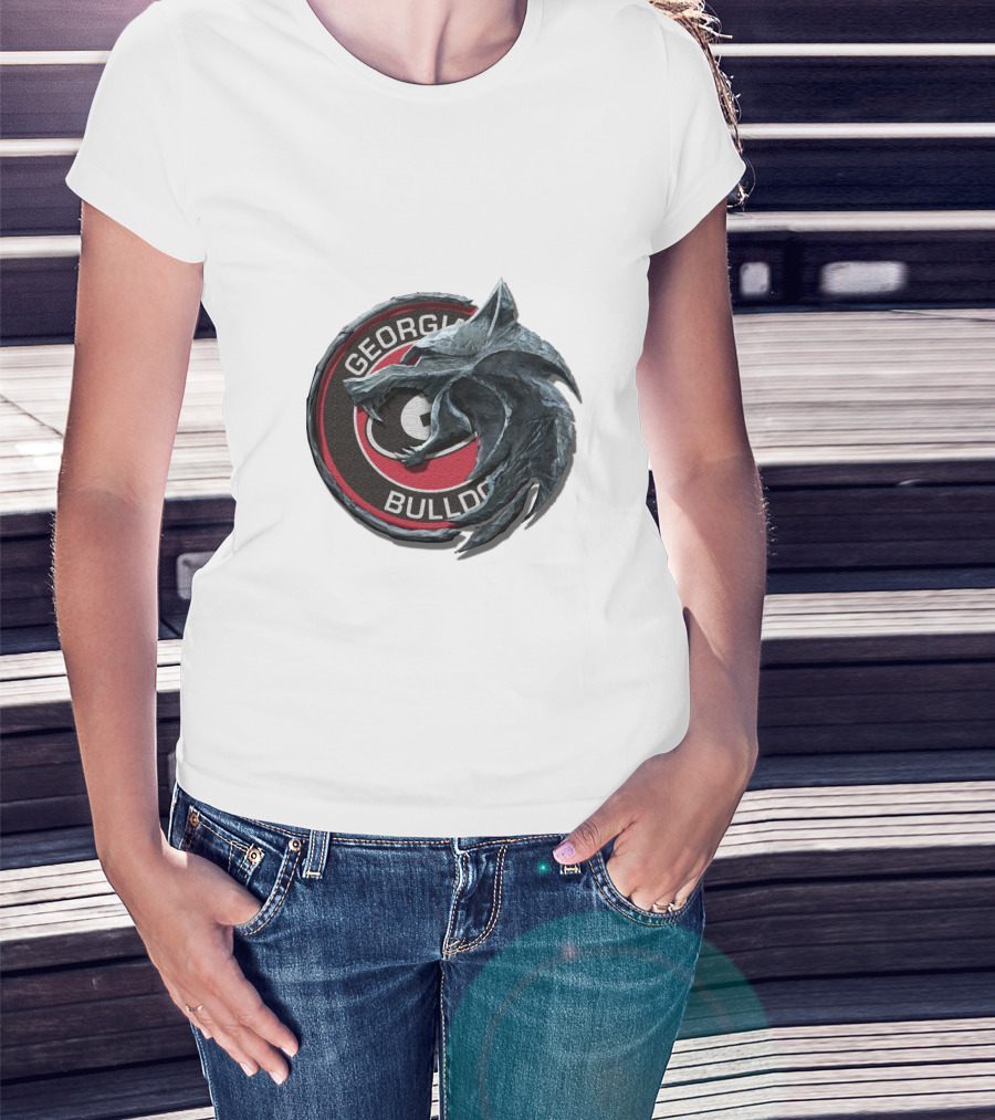 Georgia Bulldogs Fantasy Dragon Emblem Cht1Twnc2008 T-Shirt