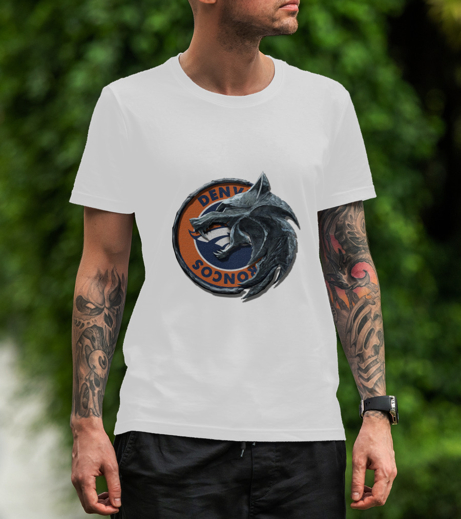 Denver Broncos Wolf Emblem Cht1Twnfl2010 T-Shirt