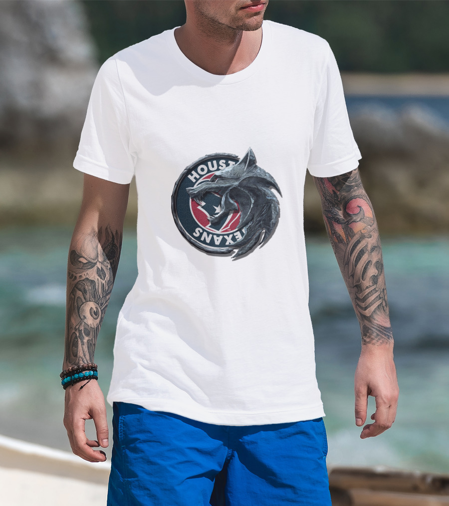 Houston Texans Wolf Hybrid Nfl 2013 T-Shirt
