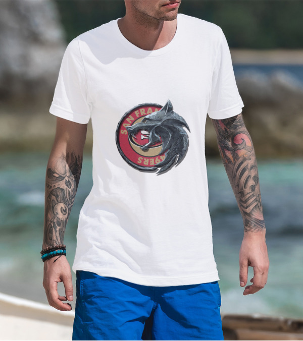 San Francisco 49ers Dragon Emblem Cht1Twnfl2027 T-Shirt