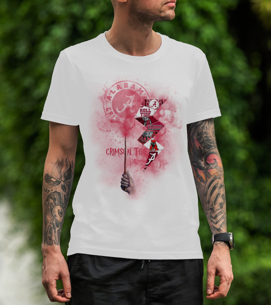 Alabama Crimson Tide Roll Tide Fan Art Chtnca1001 T-Shirt